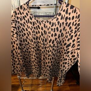 Cheetah print sweater